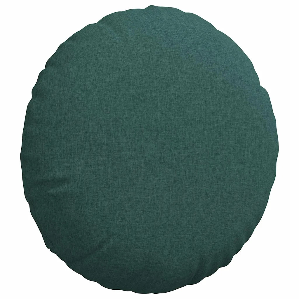 Cuscini per Seduta 2 pcs Verde Scuro Ø80 x 29 cm Tessuto