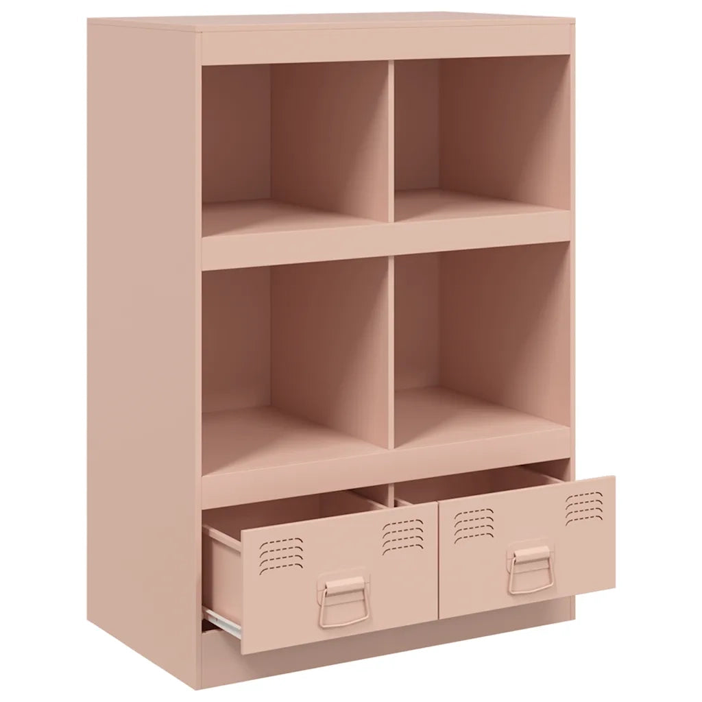 Credenza | Madia | Buffet da pranzo | Armadio da pranzo Rosa 67x39x95 cm in Acciaio