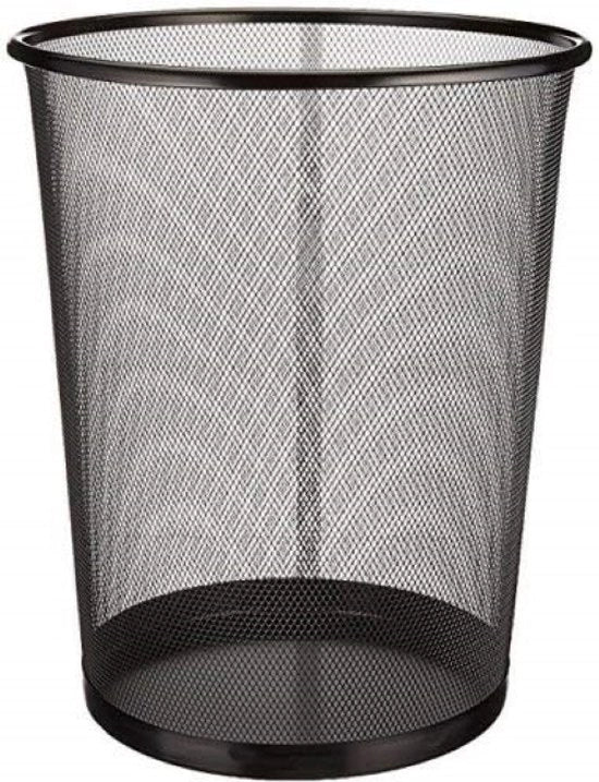 Accessori per cucina, ufficio o camera | fili metallici | 24x27cm | 10L | Nero |  | 2 pezzi