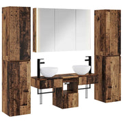 Set di mobili per il bagno 6 pcs Legno antico 3407189