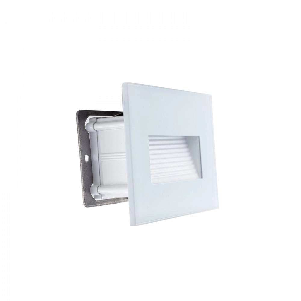 Trade Shop - Segnapasso Led 4w Incasso Per Scatola 503 3000k 4000k Ip65 Cornice In Vetro -