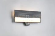 MARIZA APPLIQUE DA ESTERNO LED 10W 1100lm, 3000K FUSIONE ALLUMINIO ANTRACITE CON SENSORE MOVIMENTO IP44 L.40CM