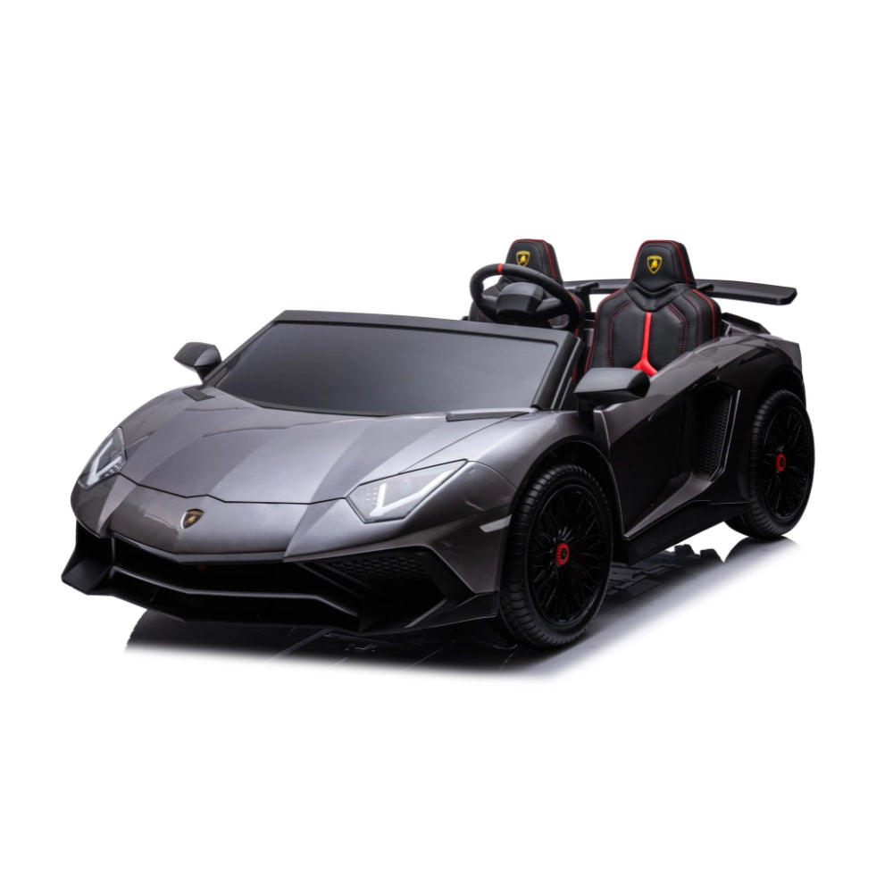 Tecnobike Shop - Auto Elettrica per Bambini Lamborghini SVJ 24V Full- 2 Posti Big - Grigio