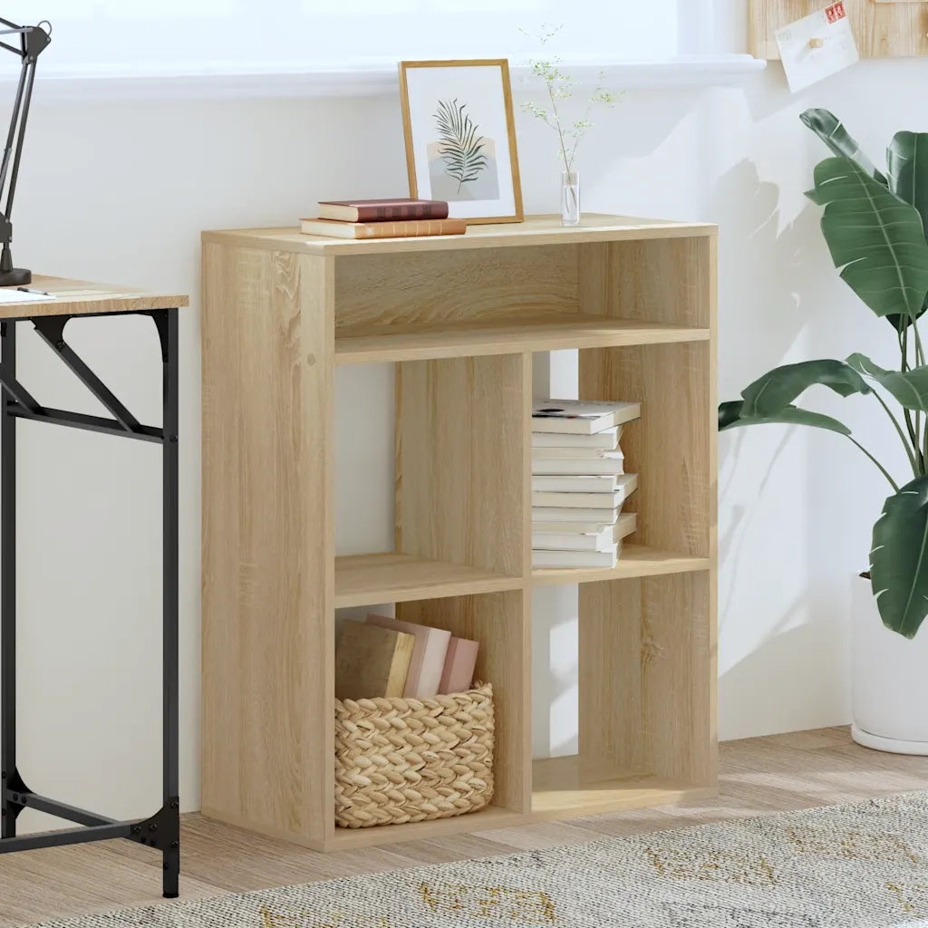 Libreria Rovere Sonoma 66x31x80 cm in Legno Multistrato 860294