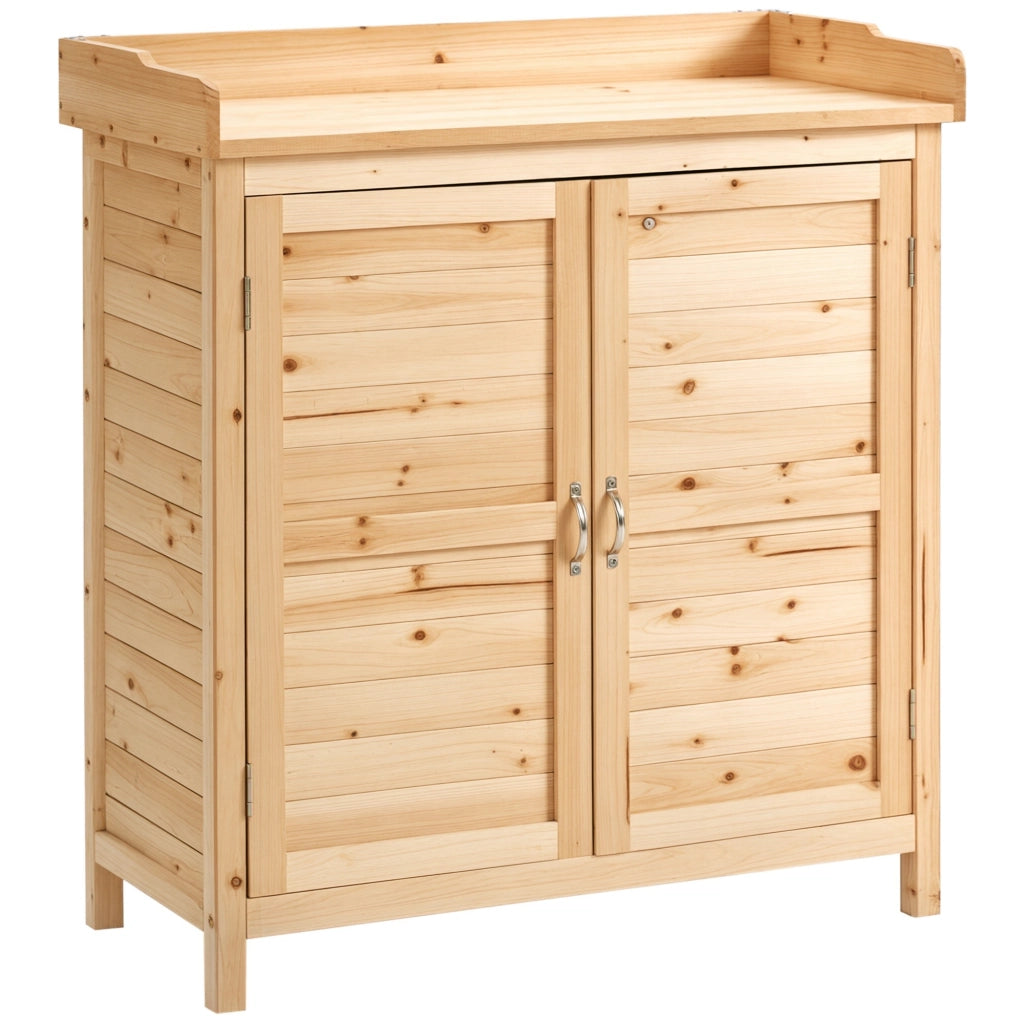 Armadio da Giardino in Legno ¨C zephmum ¨C 83x40x92 Natural