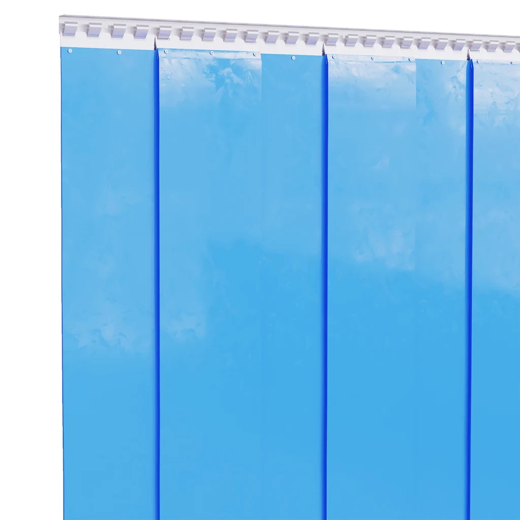 Tenda per Porte Blu 300 mm x 2,6 mm 10 m in PVC 153873
