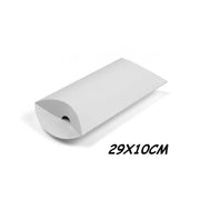 Trade Shop - Set 10 Bomboniera Scatola Bianco Busta 29x10cm Carta Lucida Portaconfetti Regalo Matrimoni -