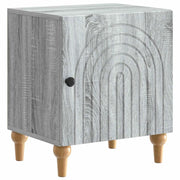 Armadio da Notte Grigio Sonoma 43 x 34,5 x 50 cm