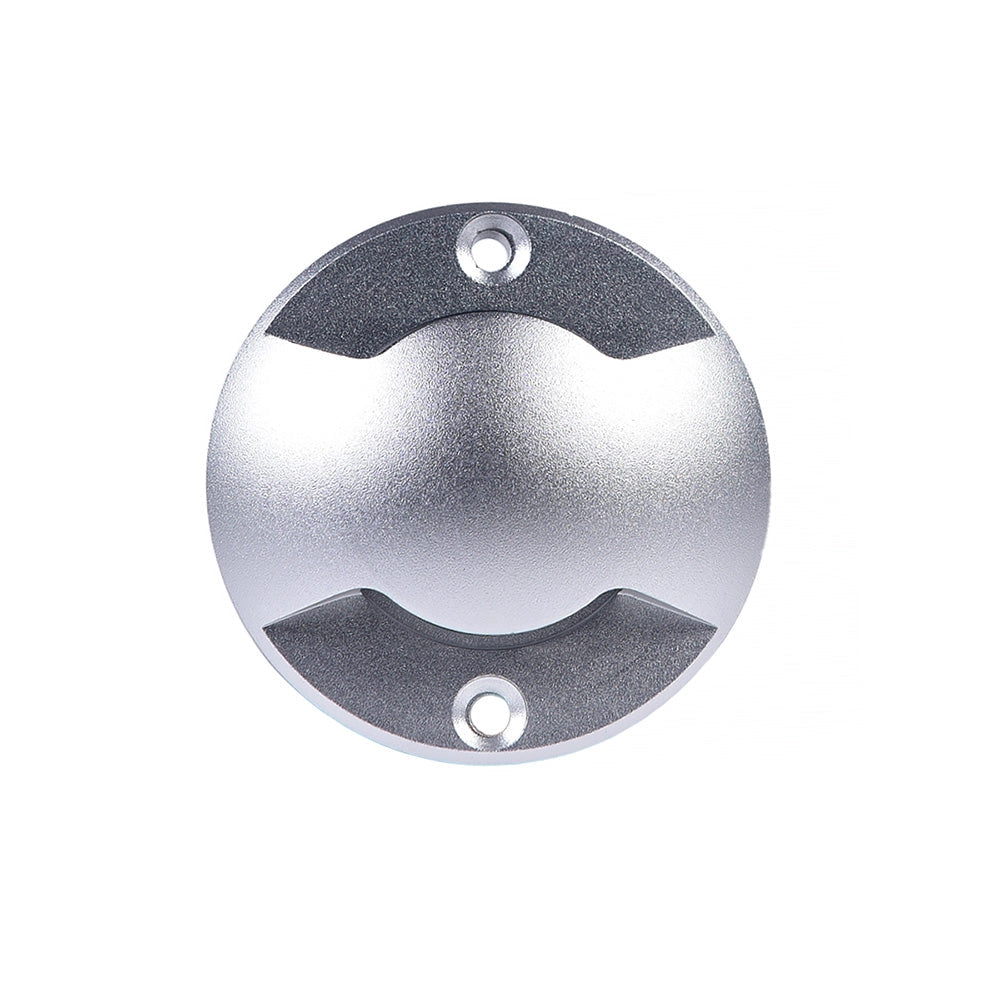 Faretto LED Calpestabile da Esterno Radente 4W 320lm 12V IP65 Biemissione Luce Naturale 4000K Grigio silver