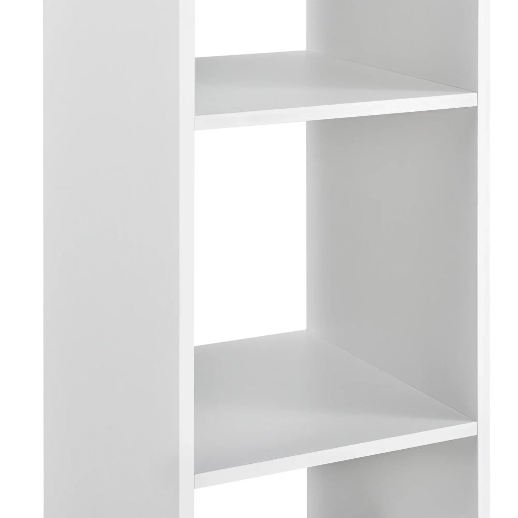 Tavolo da bar bistrot con 3 ripiani portaoggetti 110 cm bianco 03_0006193