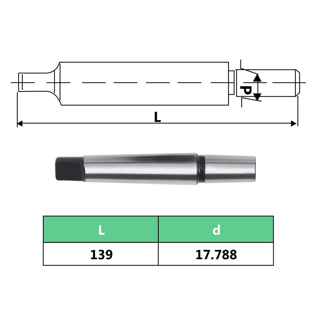 Mandrino per Trapano a Rilascio Rapido MT2-B18 Serraggio 16 mm CFW2999558