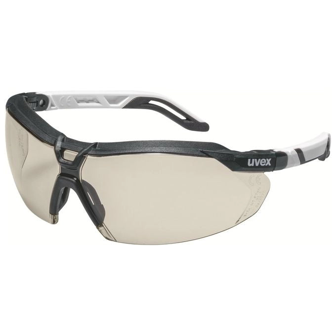 Uvex i-5 9183 064 Occhiali di sicurezza Nero, Bianco