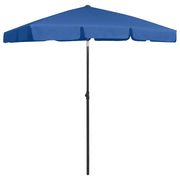 Ombrellone da Spiaggia Azzurro 180x120 cm 314726