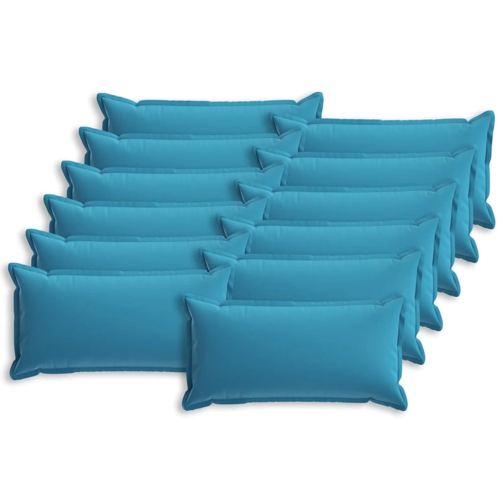 Federa 12 pcs HOUTEN Azzurro 40 x 80 cm Poliestere 918300