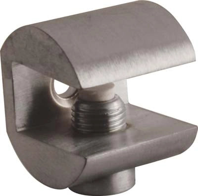 REGGIVETRO A MORSETTO COTTALI - OTTONE CROMO SATINATO D.MM 23 S.VETRO MAX MM 10- 4 pezzi