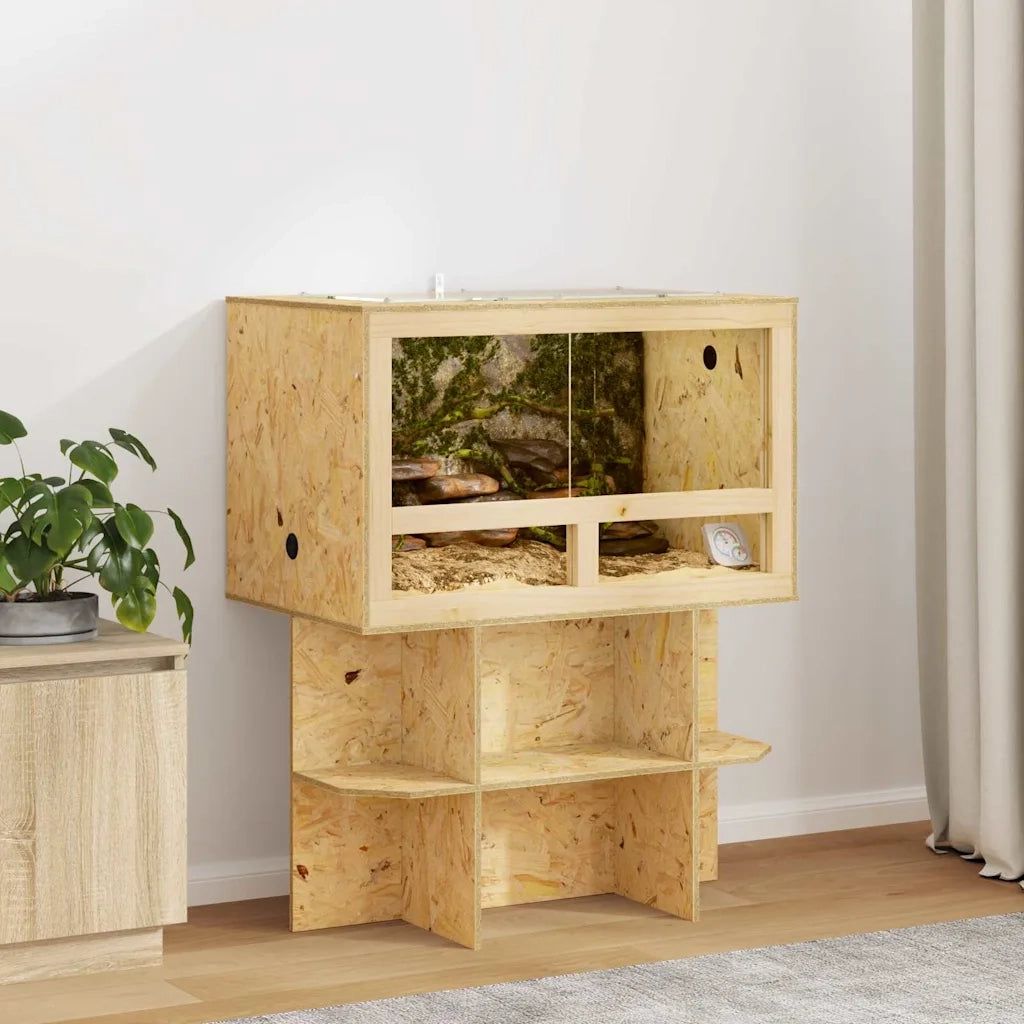 Terrario Marrone 80 x 50 x 50 cm OSB CFW2067421