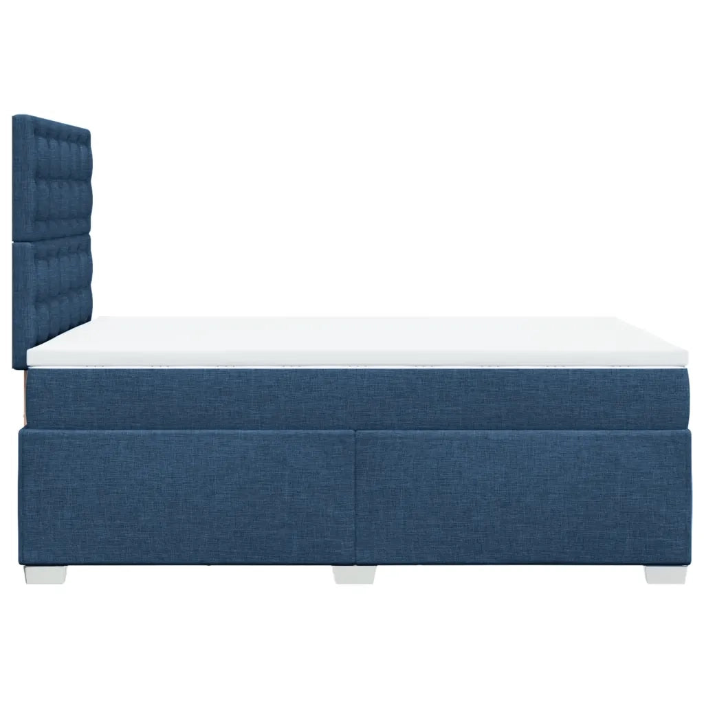 Giroletto a Molle con Materasso Blu 120x190 cm in Tessuto 3290447