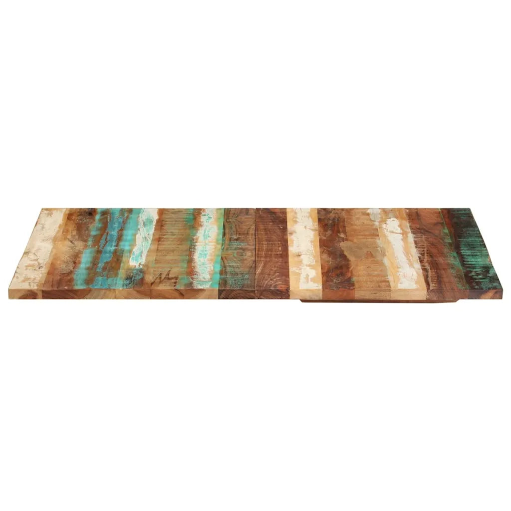 vidaXL Piano Tavolo Rettangolare 60x120 cm 25-27 mm Legno di Recupero