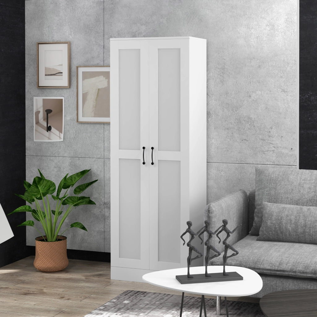 Armadio Battente con 5 Ripiani ¨C zephmum ¨C 60x36.5x175