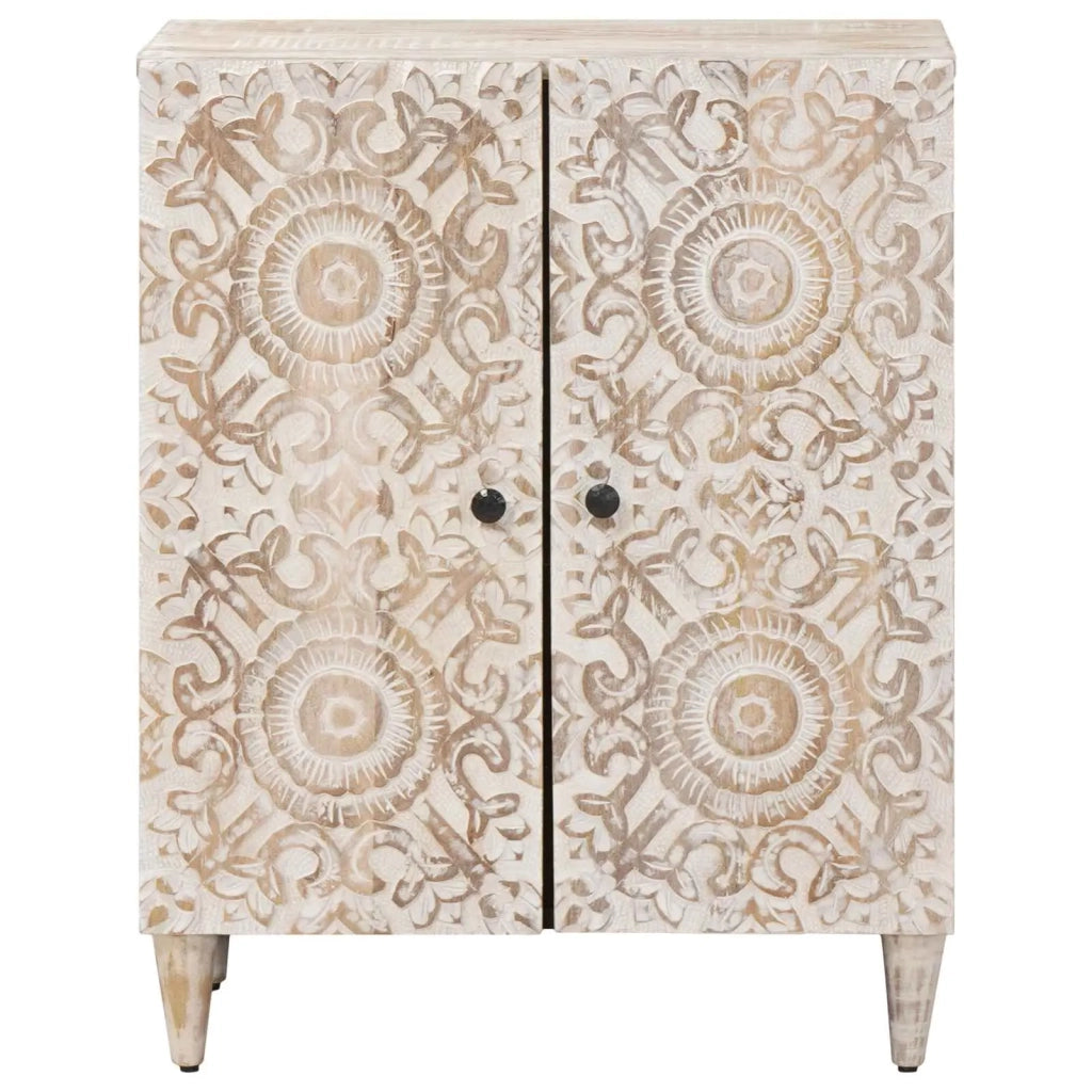 Credenza con Ripostiglio Bianco 60 x 33,5 x 75 cm 4018370
