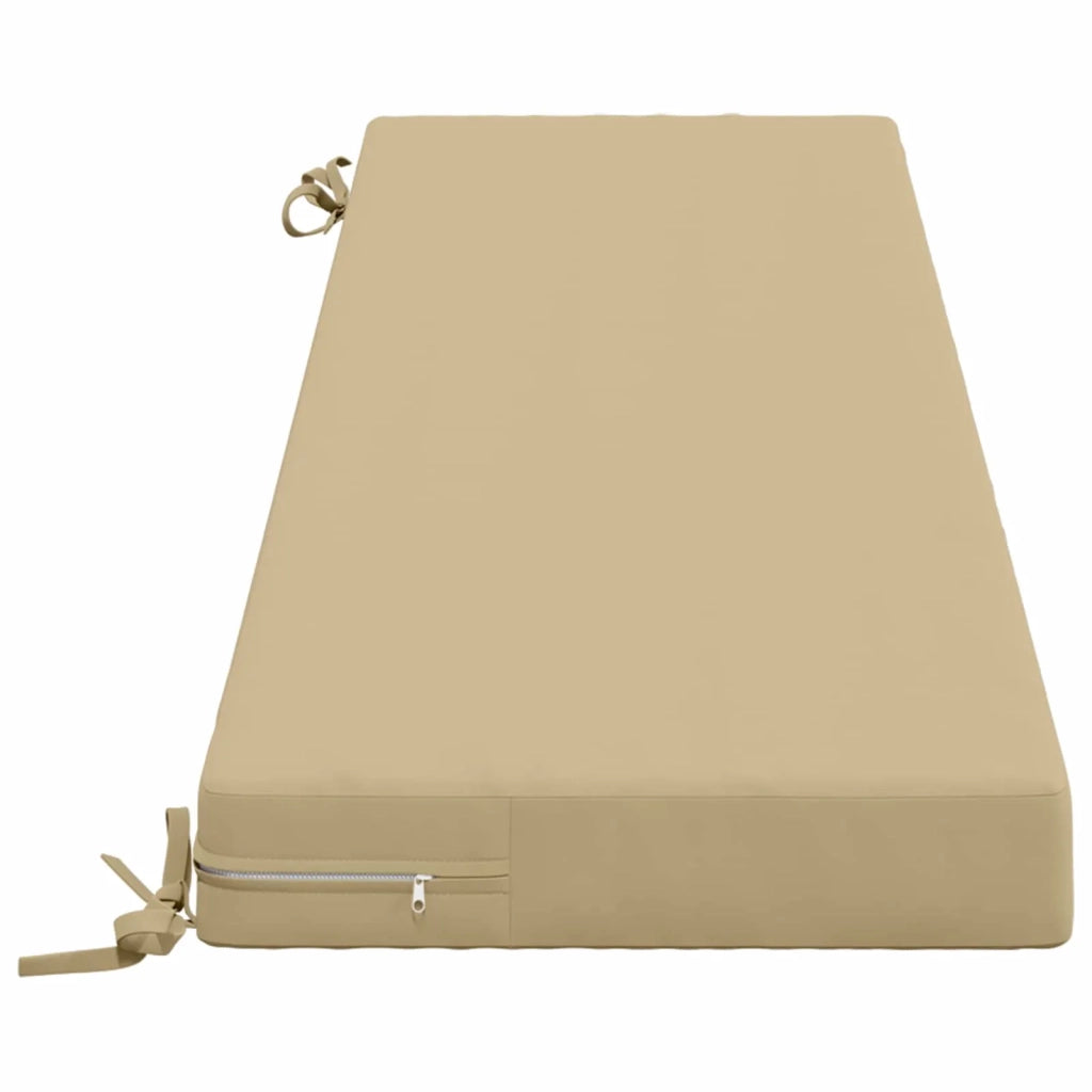 Cuscini per Panchina a 2 Pezzi SOEST 2 pz 100% Poliestere Beige 949803