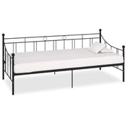 Telaio Divano Letto Nero in Metallo 90x200 cm cod mxl 62724