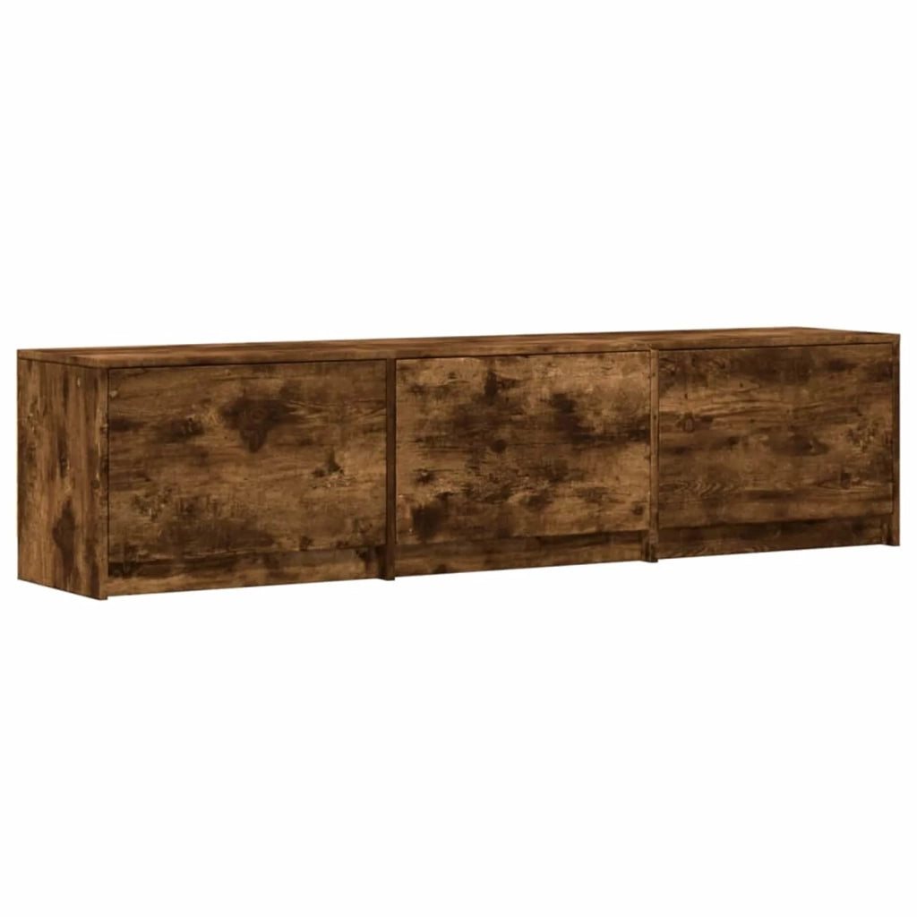Mobile TV Rovere fumé 165 x 34 x 40 cm Legno multistrato 8006561