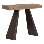 Consolle allungabile 90x40/196 cm Diamante Small Premium quercia natura telaio orso