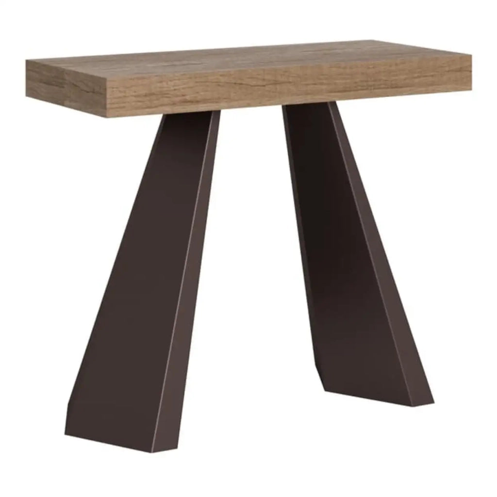Consolle allungabile 90x40/196 cm Diamante Small Premium quercia natura telaio orso