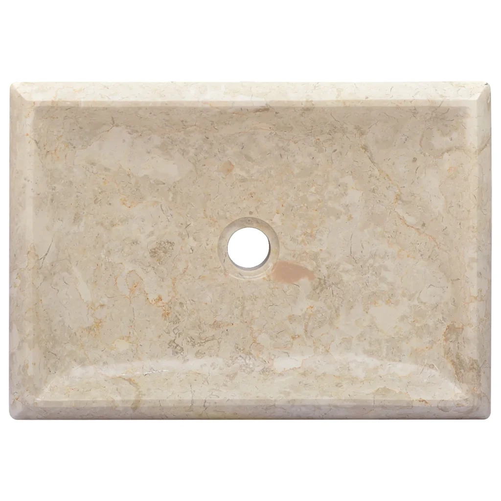 Lavandino Crema 50x35x10 cm in Marmo 149162