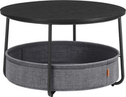Sedia da soggiorno – Con schienale – Tela in inchiostro nero e grigio lavabile – Design originale