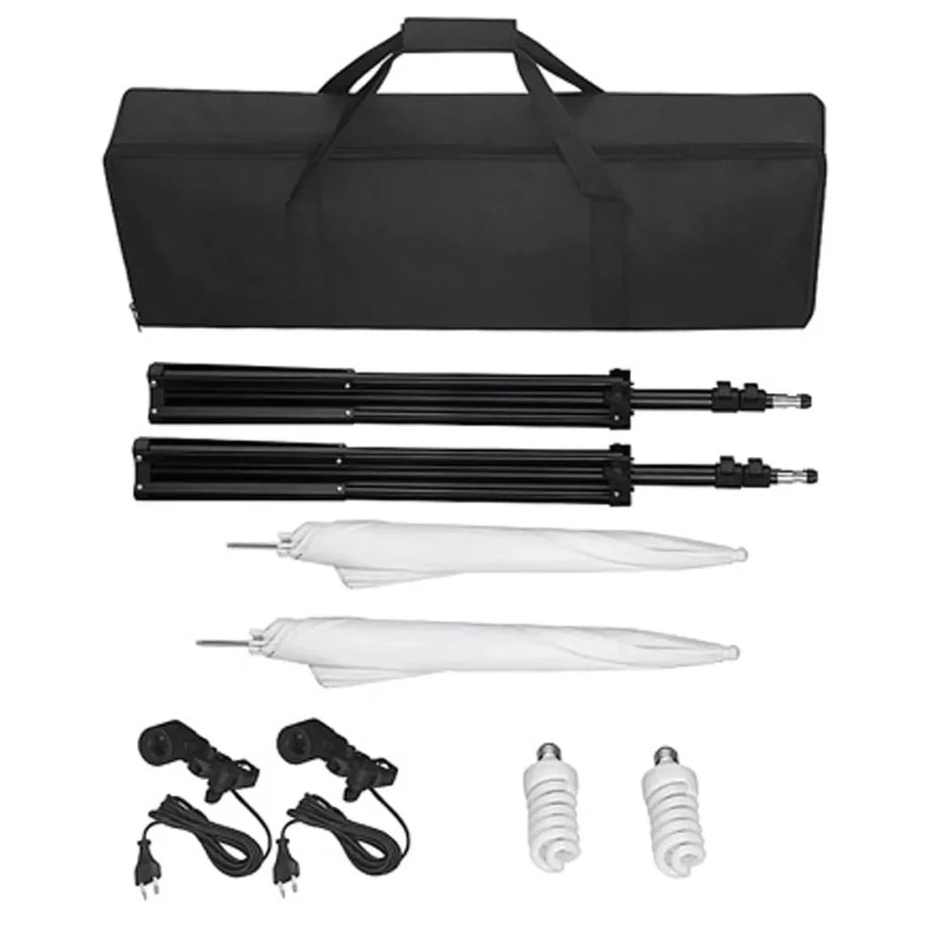 Kit studio professionale nero e fondale 600 x 300 cm e luci 02_0001422
