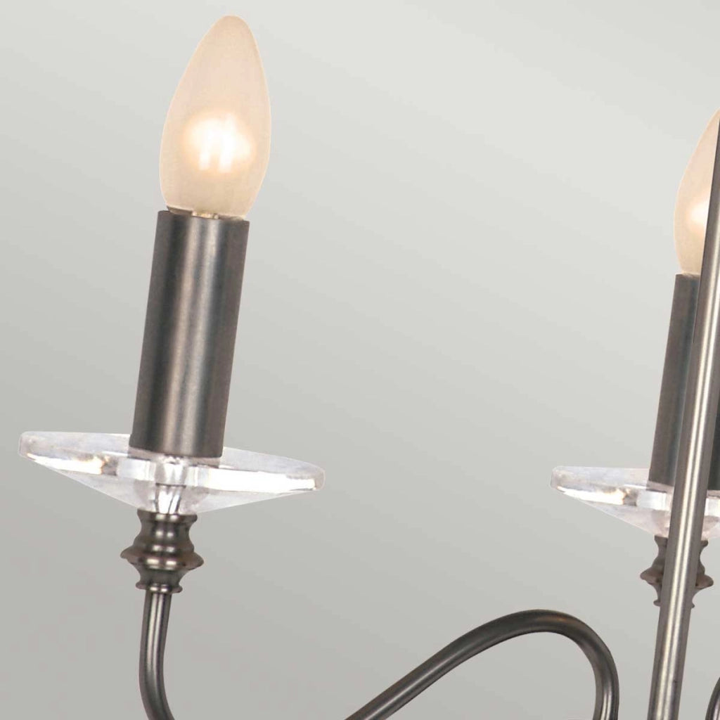 Lampadario Finsbury Park bronzo antico 3xE14 Elstead