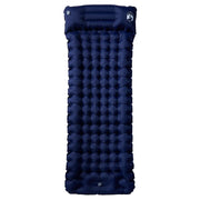Materasso Campeggio Autogonfiabile Cuscini 1 Persona Blu Marino 4007098