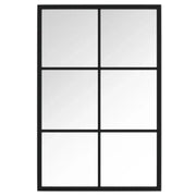 Specchio da Parete | Specchio decorativo Nero 60x40 cm in Metallo