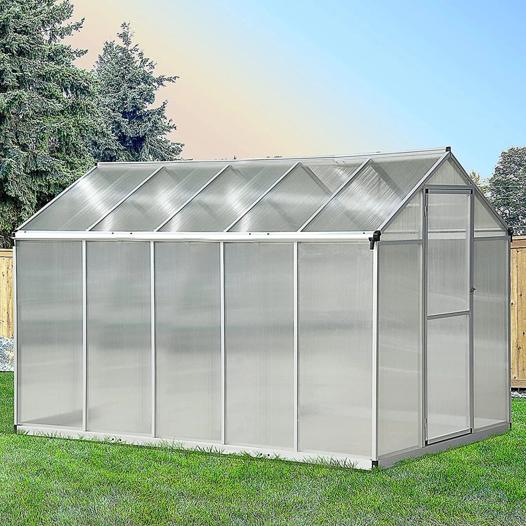 Serra da Giardino ¨C Zephmum ¨C Alluminio Policarbonato Grigio 300x200x200 cm