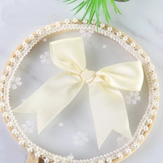 Decorazione con Fazzoletti Satinati - 50 Stuks - 8,5 cm x 8,5 cm - Fazzoletti in Poliestere - Decorazione per Regali - Decorazione per Matrimonio - Fazzoletti di Cadeau