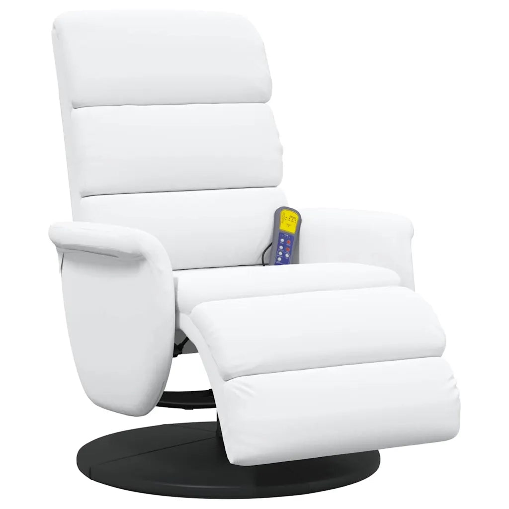 Divano Sedia-Poltrona reclinabile Bianco PU