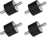 Pompa di gomma - Trattamento acustico - Demodulatore di vibrazioni - Blocco silenzioso - Accessori di fissaggio - Costruzione robusta