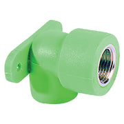 GOMITO A 90  ° FILETTATO FEMMINA CON STAFFA 20 x 1/2- 5 pezzi  - TUBITALIA