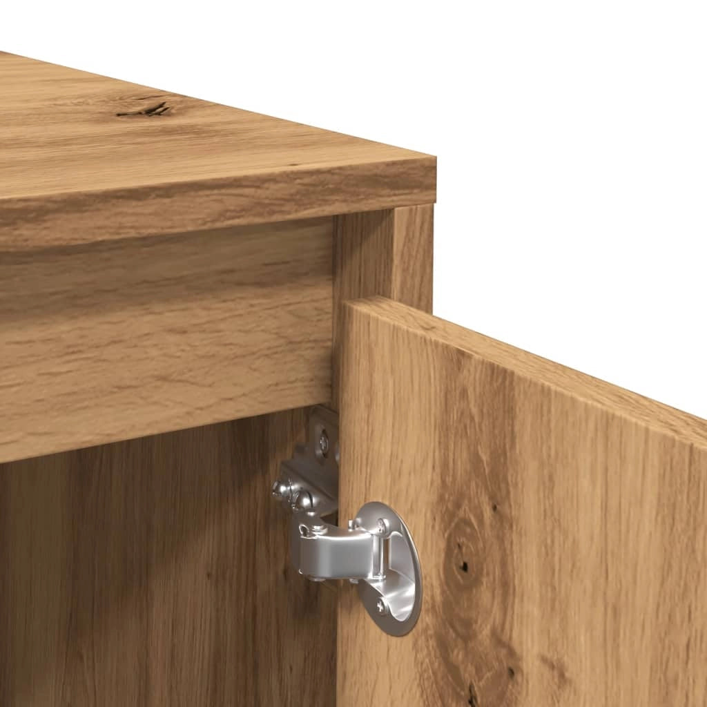 Buffet credenza cassettiera armadio mobile contenitore organizer per cucina soggiorno salotto fatto a mano 102 x 33 x 75 cm legno ingegnerizzato marrone 02_0030806