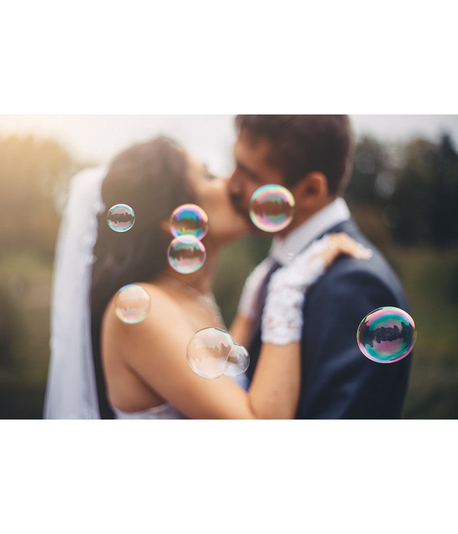 48 Bottiglie Bolle Di Sapone Wedding Matrimonio Sposi Con Manico A Cuore         