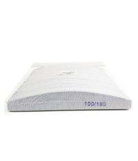 48 Lime Mezzaluna Bilaterale Grana 100/180 Ricostruzione Unghie Manicure         