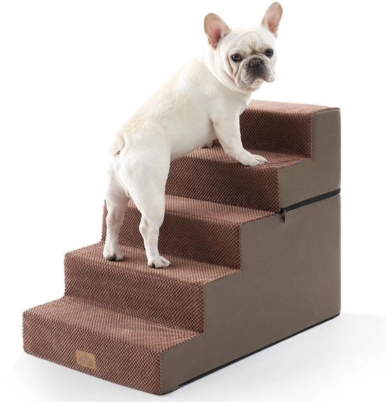 Trappola per cani, Trappola per animali domestici con coperchio impermeabile per piccoli cani e gatti, Hamburger per cani di alta qualità per letto, divano, auto (chocolate, 75 x 50 x 60 cm - rimovibile, 5)