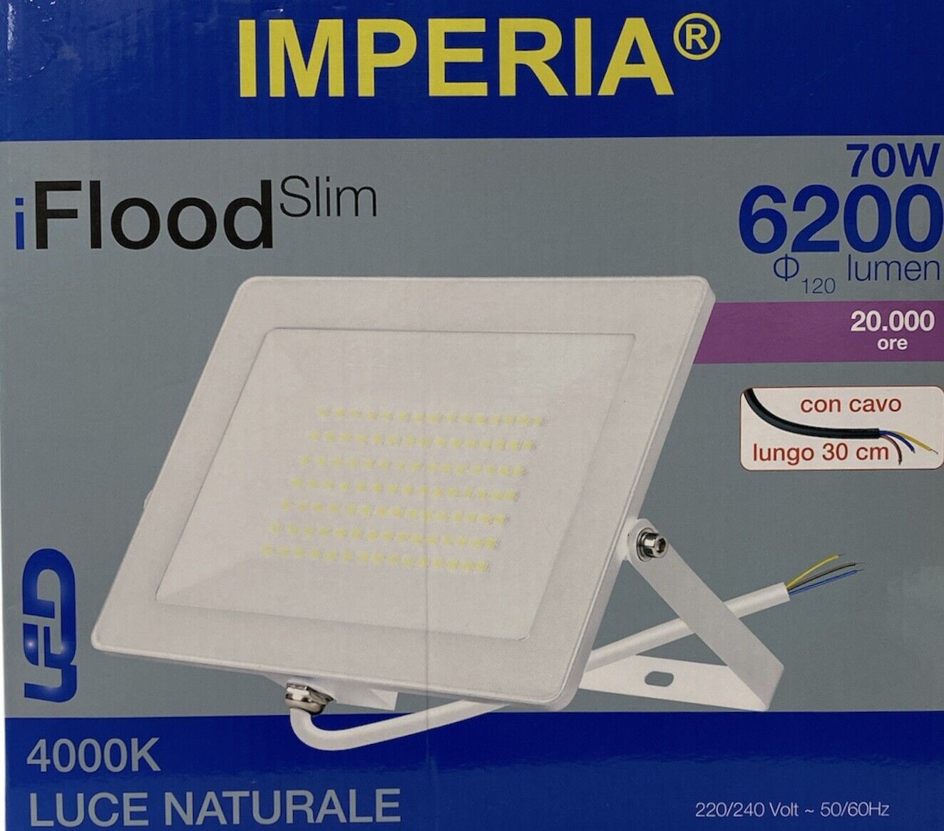 Faro Led Iflood HP 70W 6000K