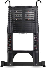 Scala Telescopica da 4,7 Metri - Telescopica con Volo - Scala Telescopica - Riportabile - Chiusura Soft - Regolabile