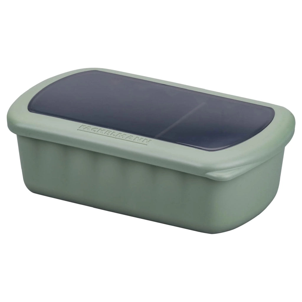 Contenitore Alimentare 1 L con Divisore Interno – Lunch Box per Pranzo, Microonde e Freezer, verde