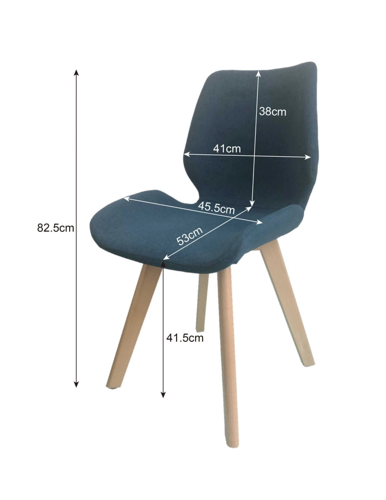 Set di 4 Sedie imbottite SJ.0159 Rosa