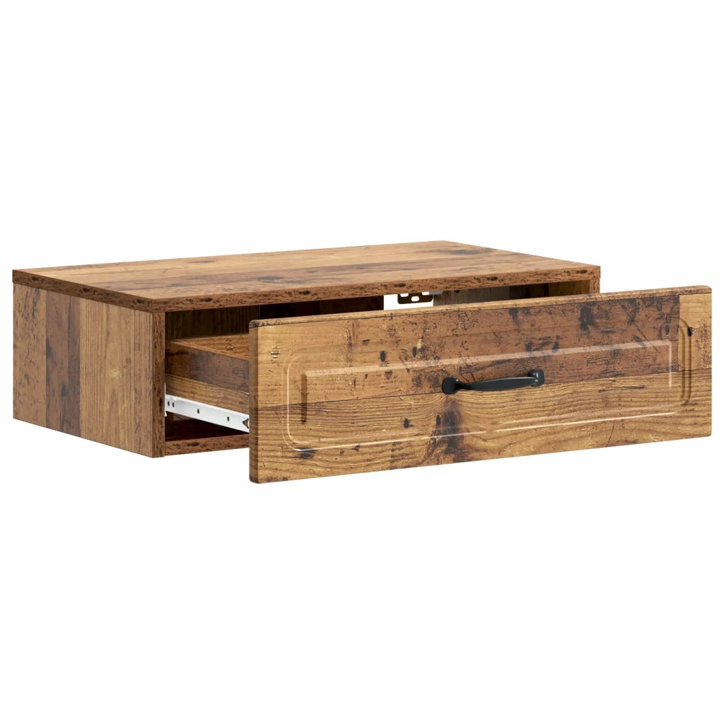 Tavolino da Parete Laterale Legno antico 59 x 34,5 x 17 cm 899343