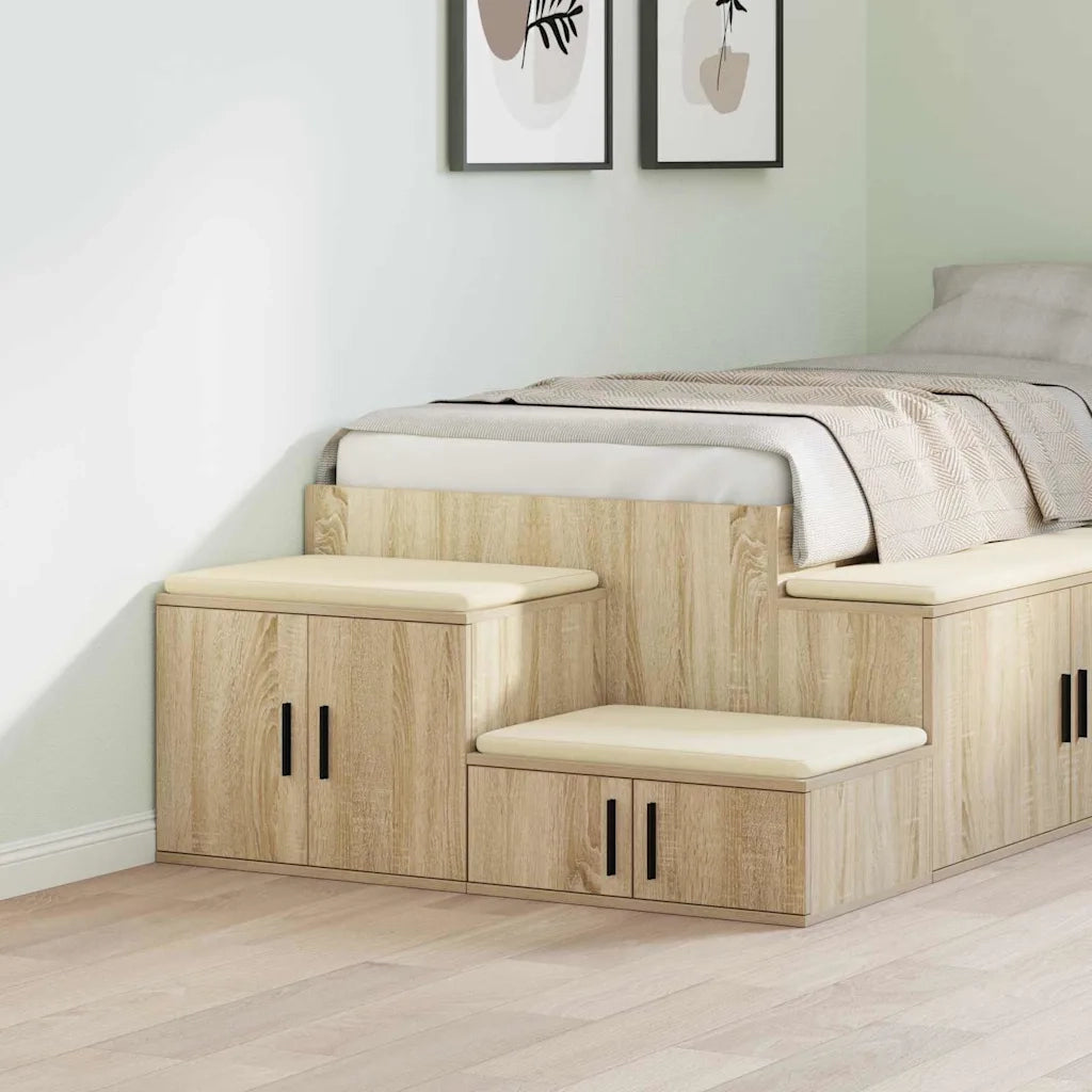 Armadio 2 pz Rovere Sonoma 127 x 41 x 40 cm Legno multistrato CFW3576328